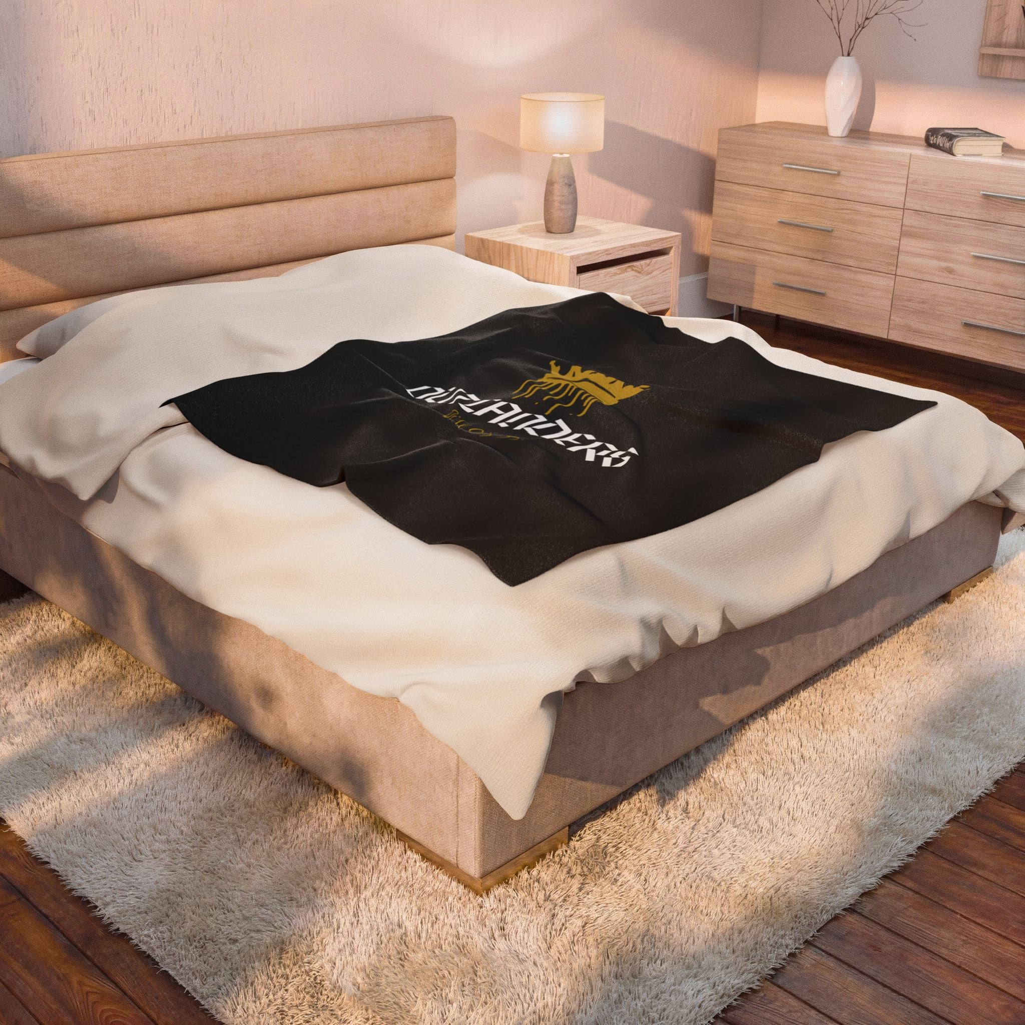 Outlanders 'Rise or Die' Velveteen Plush Blanket