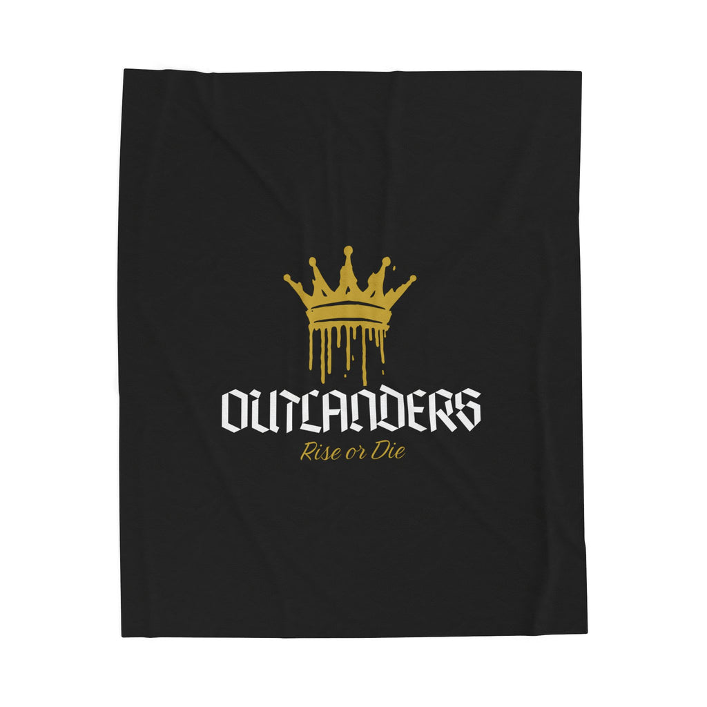 Outlanders 'Rise or Die' Velveteen Plush Blanket