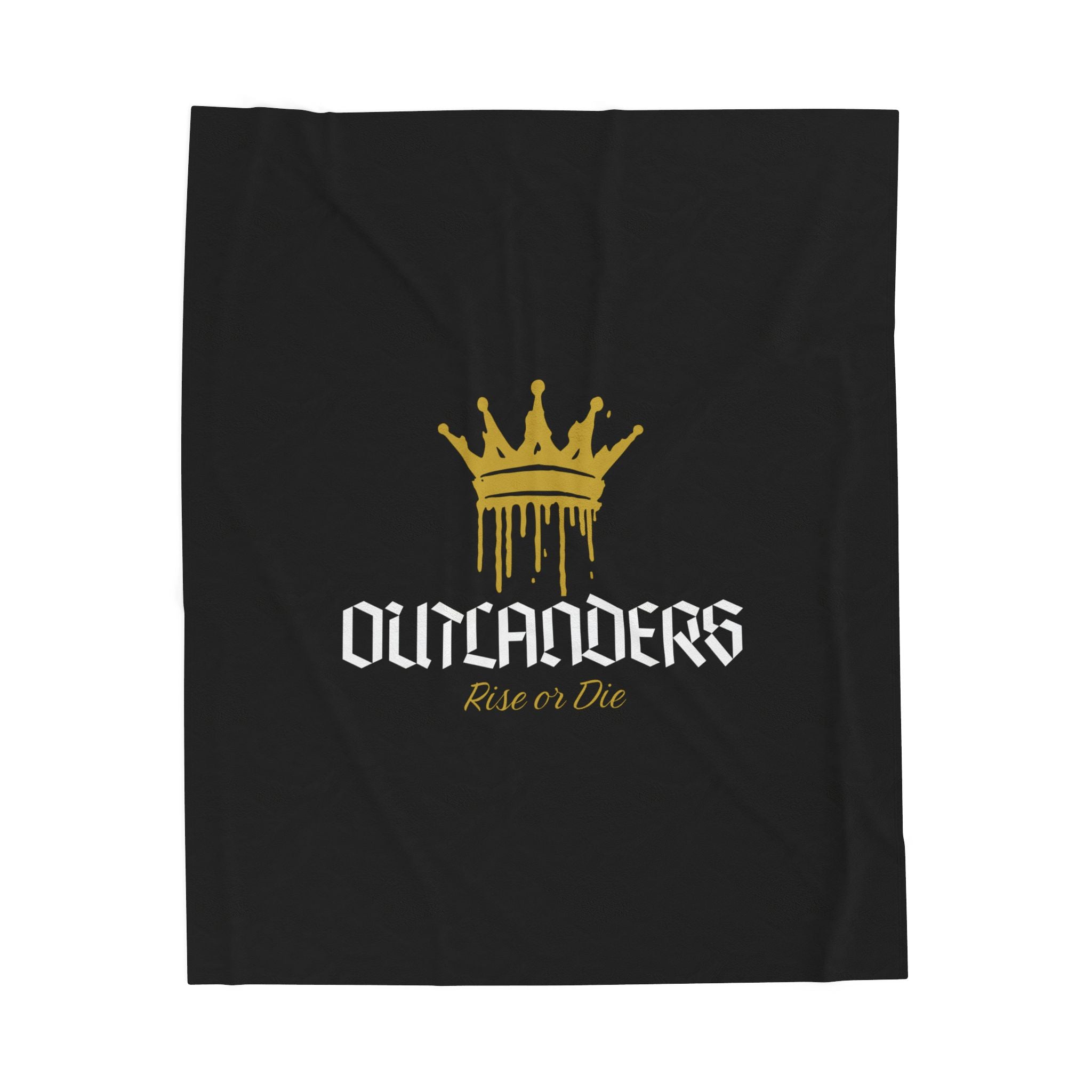 Outlanders 'Rise or Die' Velveteen Plush Blanket