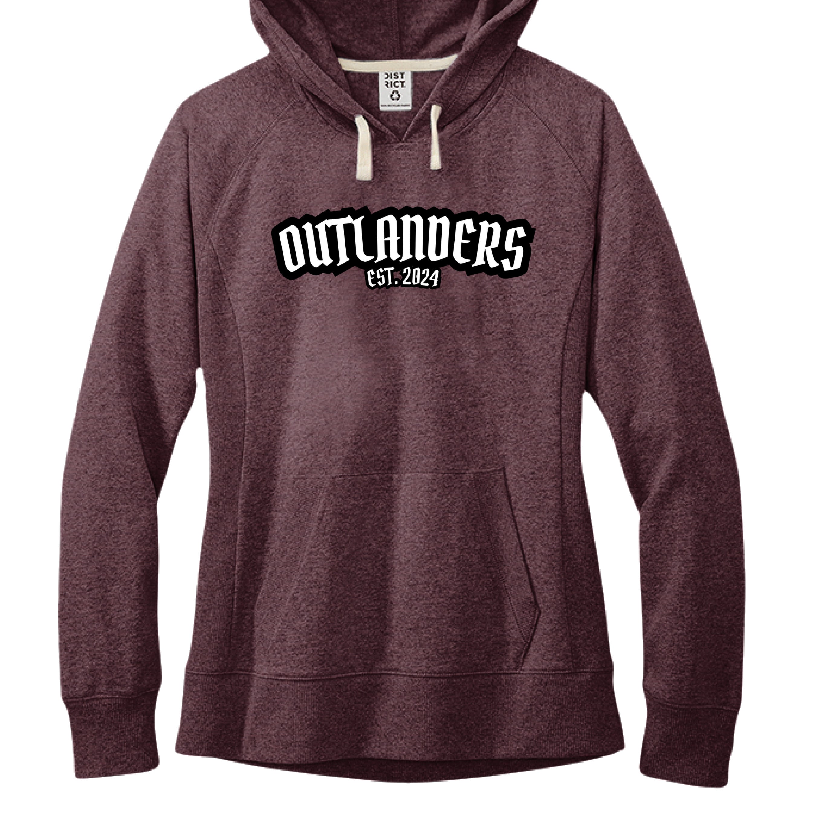 Maroon Heather - FRONT